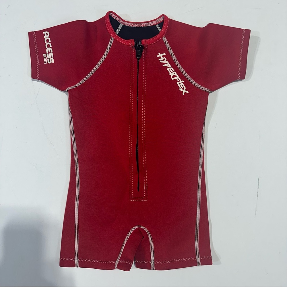 Kids Red Swim wet Suit